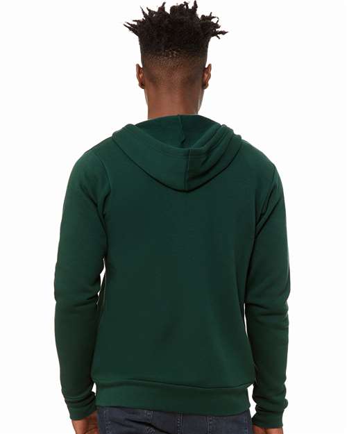 BELLA + CANVAS Unisex Sponge Fleece Full-Zip Hoodie Sweatshirt 3739 - HatFlow Company