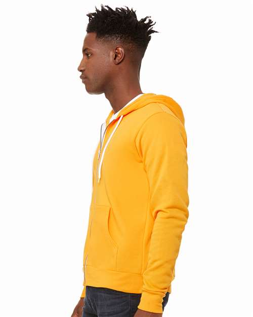 BELLA + CANVAS Unisex Sponge Fleece Full-Zip Hoodie Sweatshirt 3739 - HatFlow Company