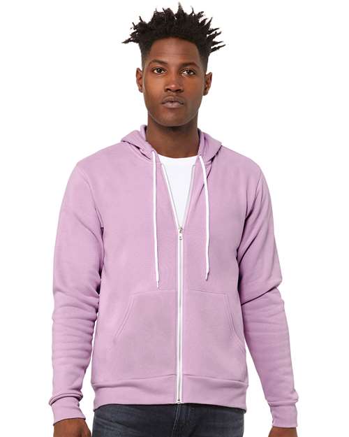 BELLA + CANVAS Unisex Sponge Fleece Full-Zip Hoodie Sweatshirt 3739 - HatFlow Company