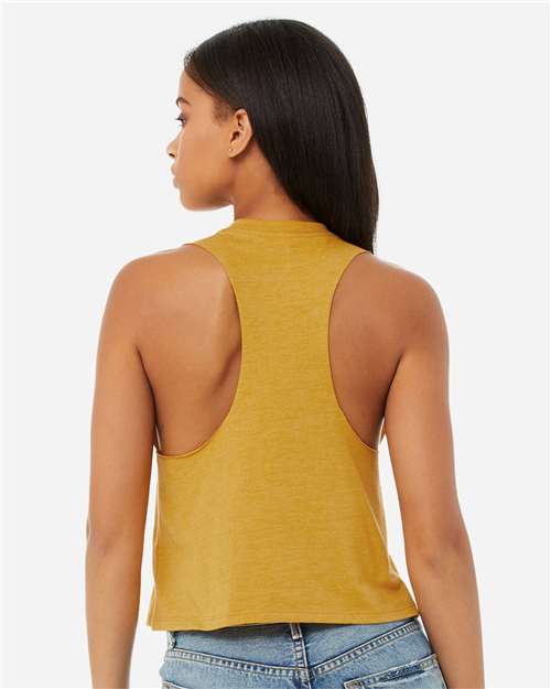 BELLA + CANVAS Women's Racerback Crop Tank 6682 - HatFlow Company