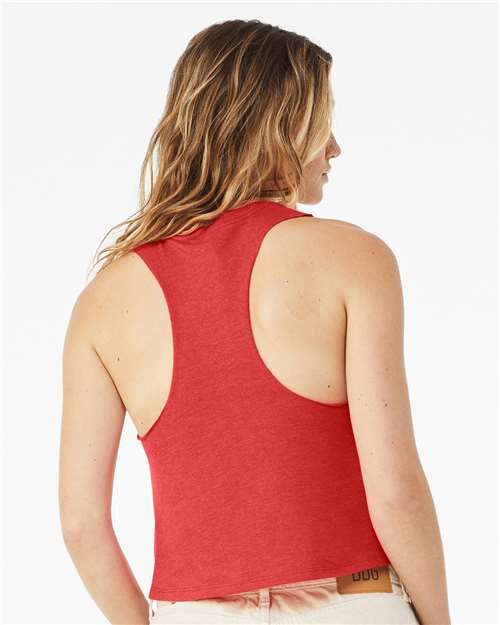 BELLA + CANVAS Women's Racerback Crop Tank 6682 - HatFlow Company
