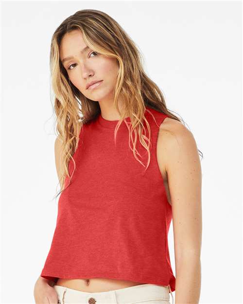 BELLA + CANVAS Women's Racerback Crop Tank 6682 - HatFlow Company