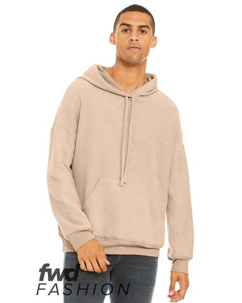 BELLA + CANVAS Unisex FWD Fashion Sueded Fleece Hoodie Sweatshirt 3329