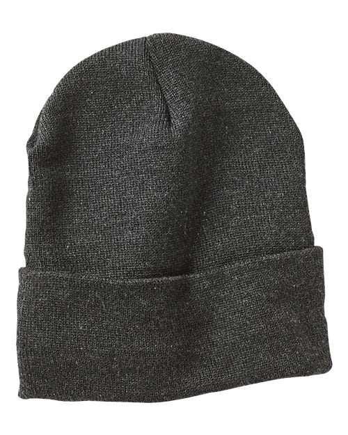 Sportsman 12" Fleece Lined Cuffed Beanie SP12FL - HatFlow Company