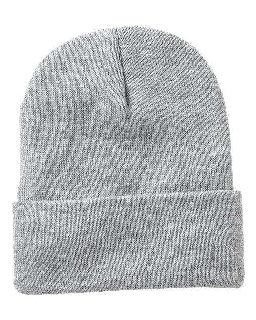 Sportsman 12" Jersey Lined Cuffed Beanie SP12JL - HatFlow Company