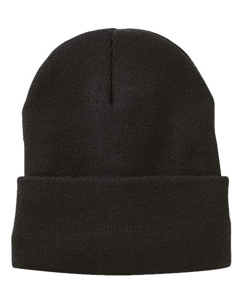 Sportsman 12" Sherpa Lined Cuffed Beanie SP12SL - HatFlow Company