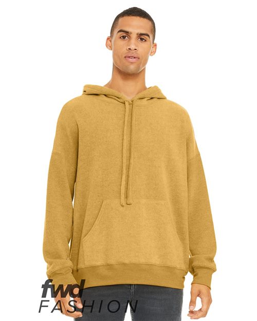 BELLA + CANVAS Unisex FWD Fashion Sueded Fleece Hoodie Sweatshirt 3329