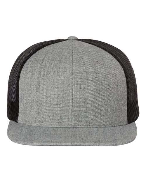 Richardson Wool Blend Flat Bill Trucker Cap 511 - HatFlow Company
