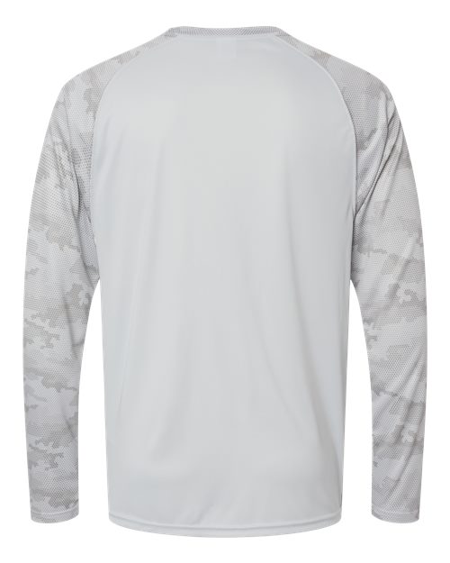 Paragon Unisex Cayman Performance Camo Colorblocked Long Sleeve T-Shirt 216