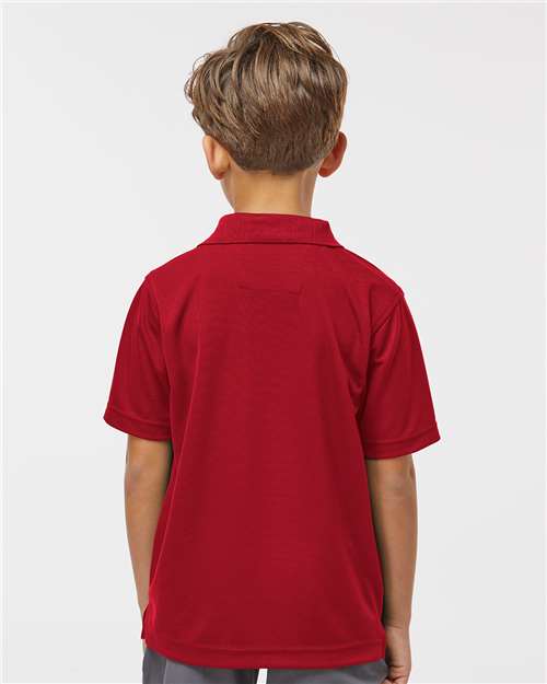 Paragon Youth Saratoga Performance Mini Mesh Polo 108Y - HatFlow Company