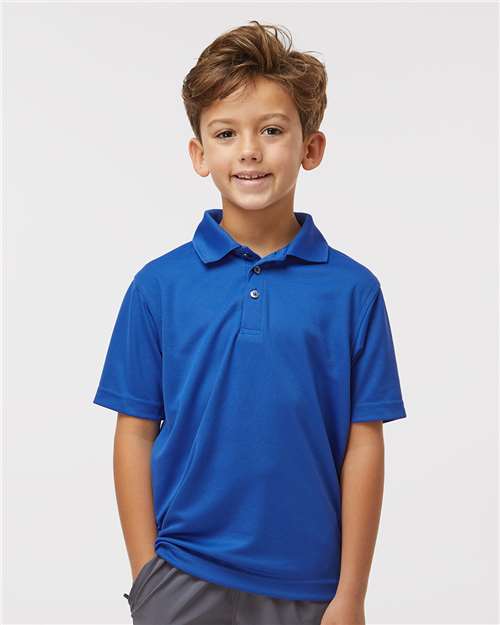 Paragon Youth Saratoga Performance Mini Mesh Polo 108Y - HatFlow Company