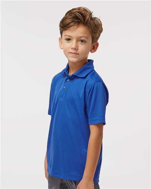 Paragon Youth Saratoga Performance Mini Mesh Polo 108Y - HatFlow Company