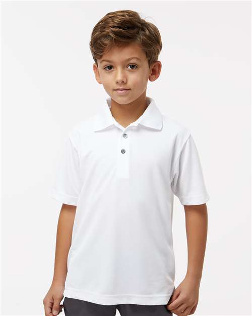 Paragon Youth Saratoga Performance Mini Mesh Polo 108Y - HatFlow Company
