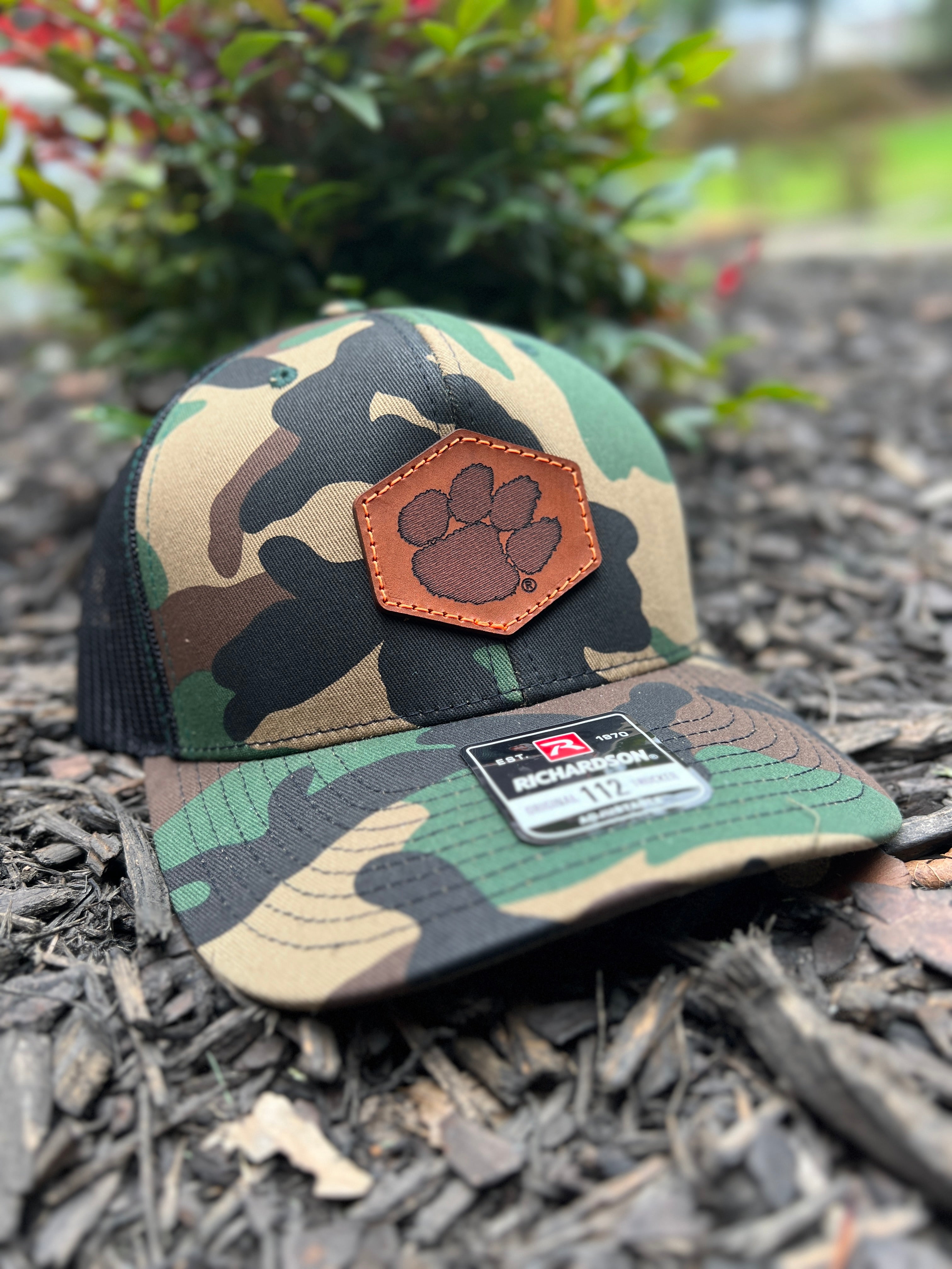 Tiger stripe camo trucker hot sale hat