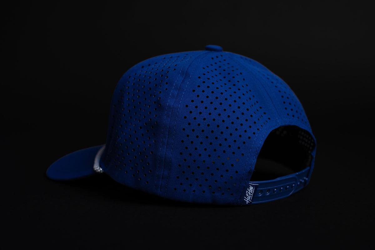 HatFlow Performance Rope Hat – Navy with White/Black Rope