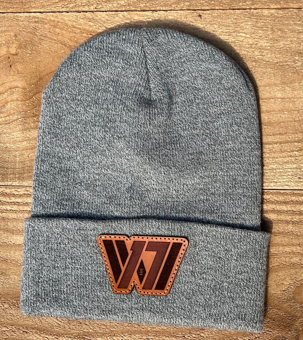 Premium V Logo Knit Beanie Hat OSFM / Forest